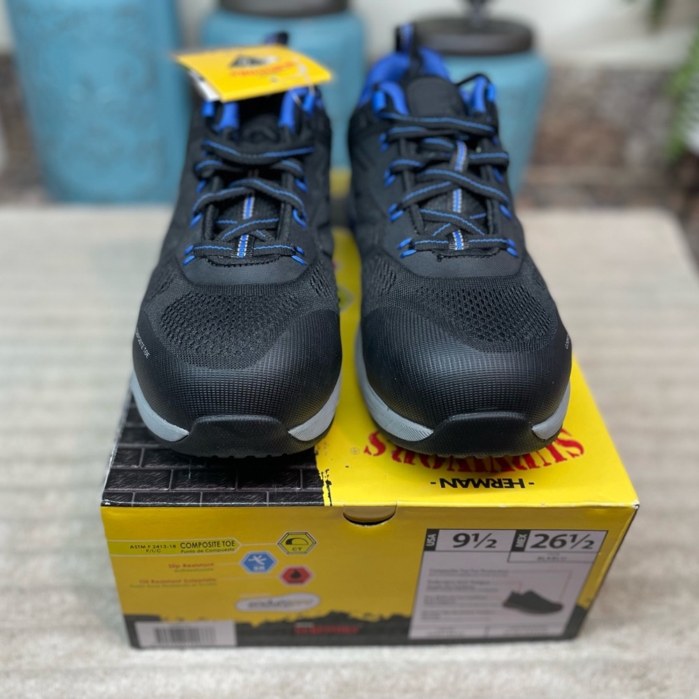 NWT Herman Survivors Women's Cassle Composite Toe 9.5 Work Shoes